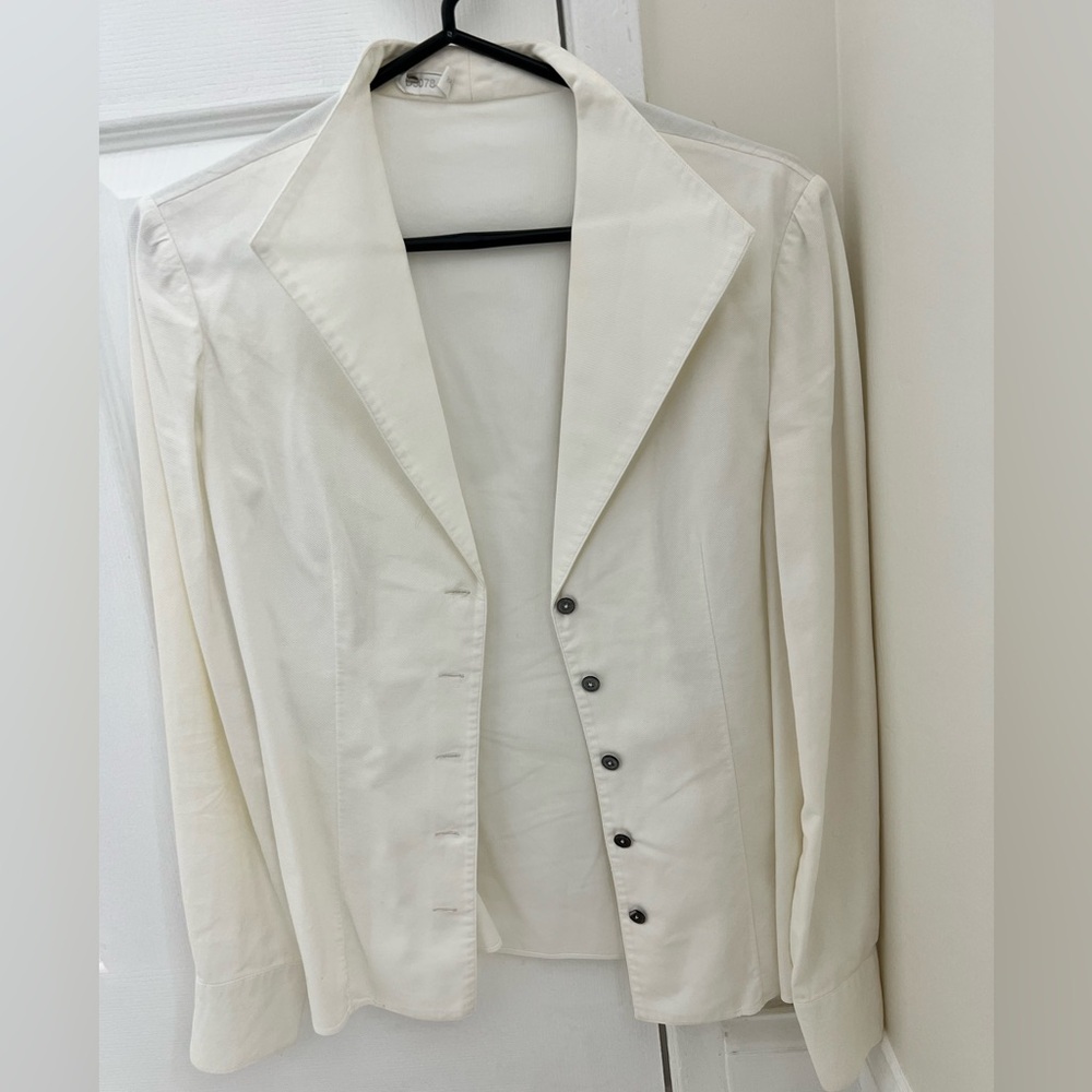 🛍️[3x$50] Nordstrom’s White Cotton Woman’s Shirt